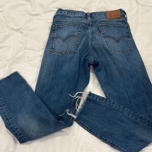 Levi's Women's Blue Jeans size 27 worn skinny jeans